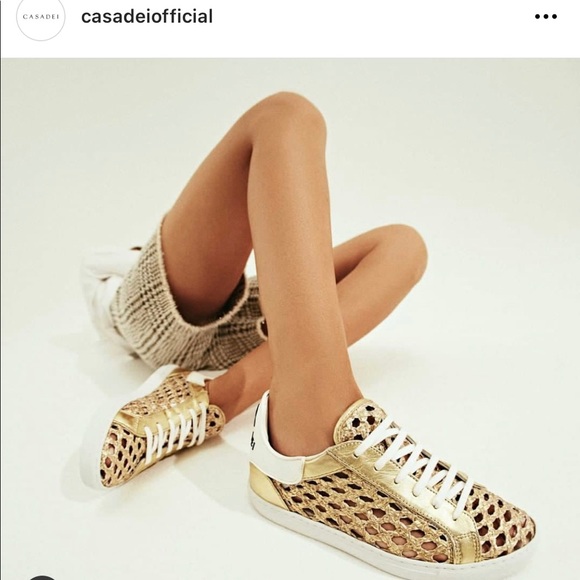 Casadei Versila Flash Oro kicks - Picture 2 of 9